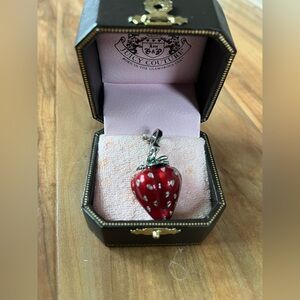 Juicy couture, strawberry charm and box